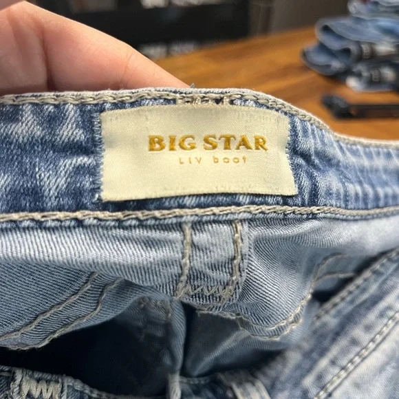 Big Star Women's Boot Cut Jeans - Light Blue - Picture 4 of 5